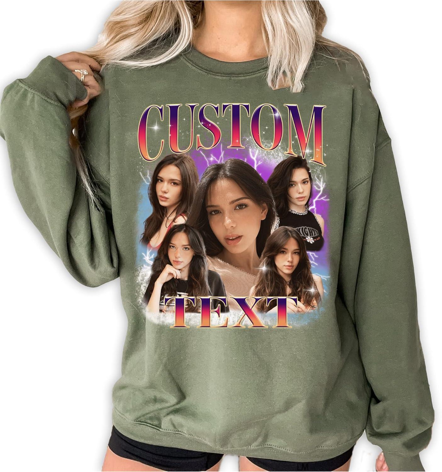 imageNAZENTI Custom Bootleg Rap Tee Custom TShirts with Picture Retro Custom Bootleg Valentines Gifts for Him HerBootleg 02