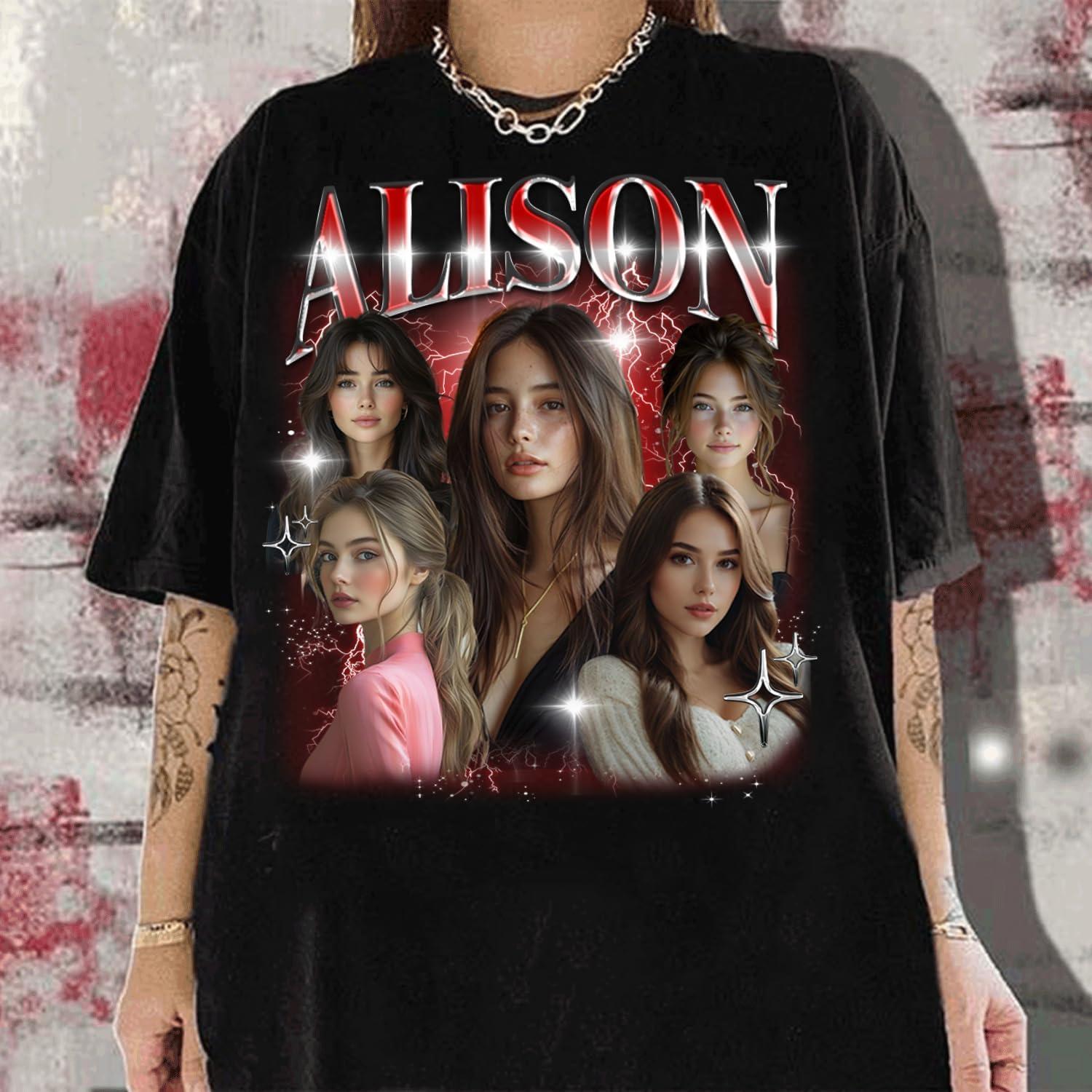 imageNAZENTI Custom Bootleg Rap Tee Custom TShirts with Picture Retro Custom Bootleg Valentines Gifts for Him HerBootleg 3