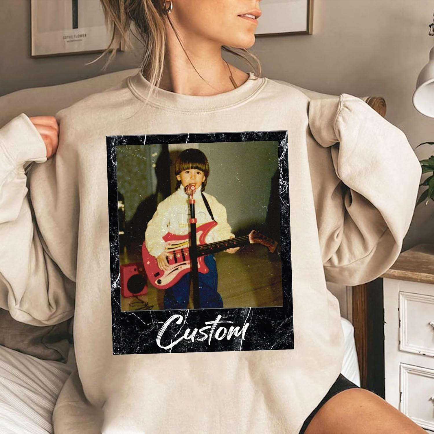 imageNAZENTI Custom Bootleg Your Own Rap Tee Shirts for Boyfriend Girlfriend Custom Face Tshirt Vintage Graphic 90s ShirtVintage 01