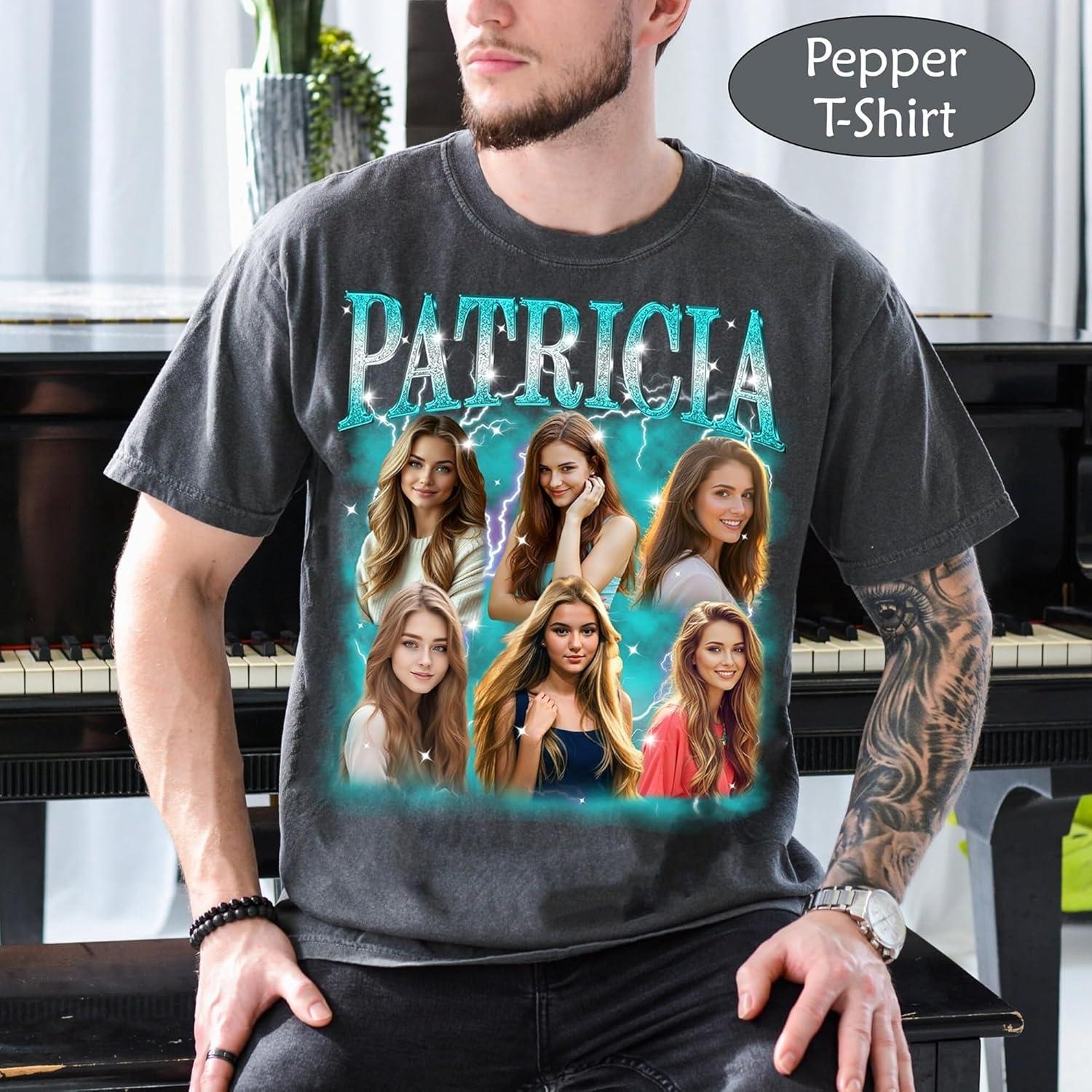 imageNAZENTI Custom Valentine Shirt Gifts for Boyfriend Customized Bootleg Rap Tee003 Bootleg