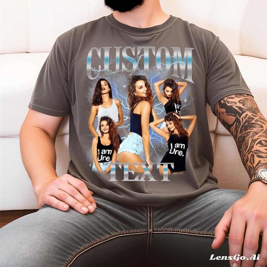 imageNAZENTI Custom Valentine Shirt Gifts for Boyfriend Customized Bootleg Rap Tee07 Bootleg