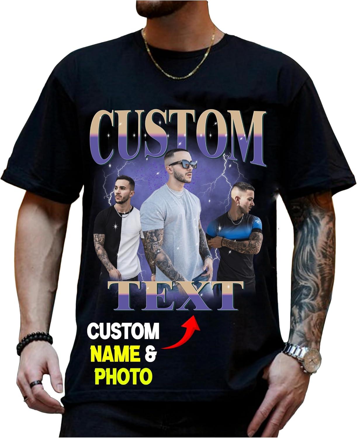imageNAZENTI Custom Valentine Shirt Gifts for Boyfriend Customized Bootleg Rap Tee09 Bootleg