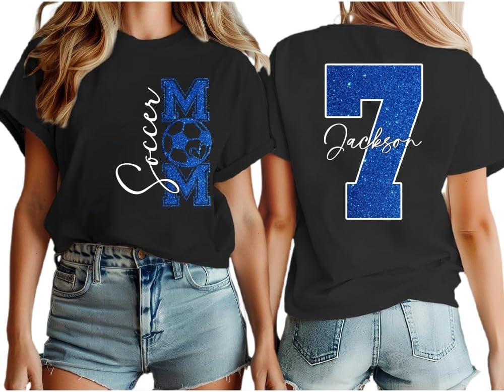imageNAZENTI Personalize Soccer Mom Shirt Custom Soccer Mama TShirt Sports Mom Sweatshirt Mothers Apparel Mother GiftsA Soccer 02