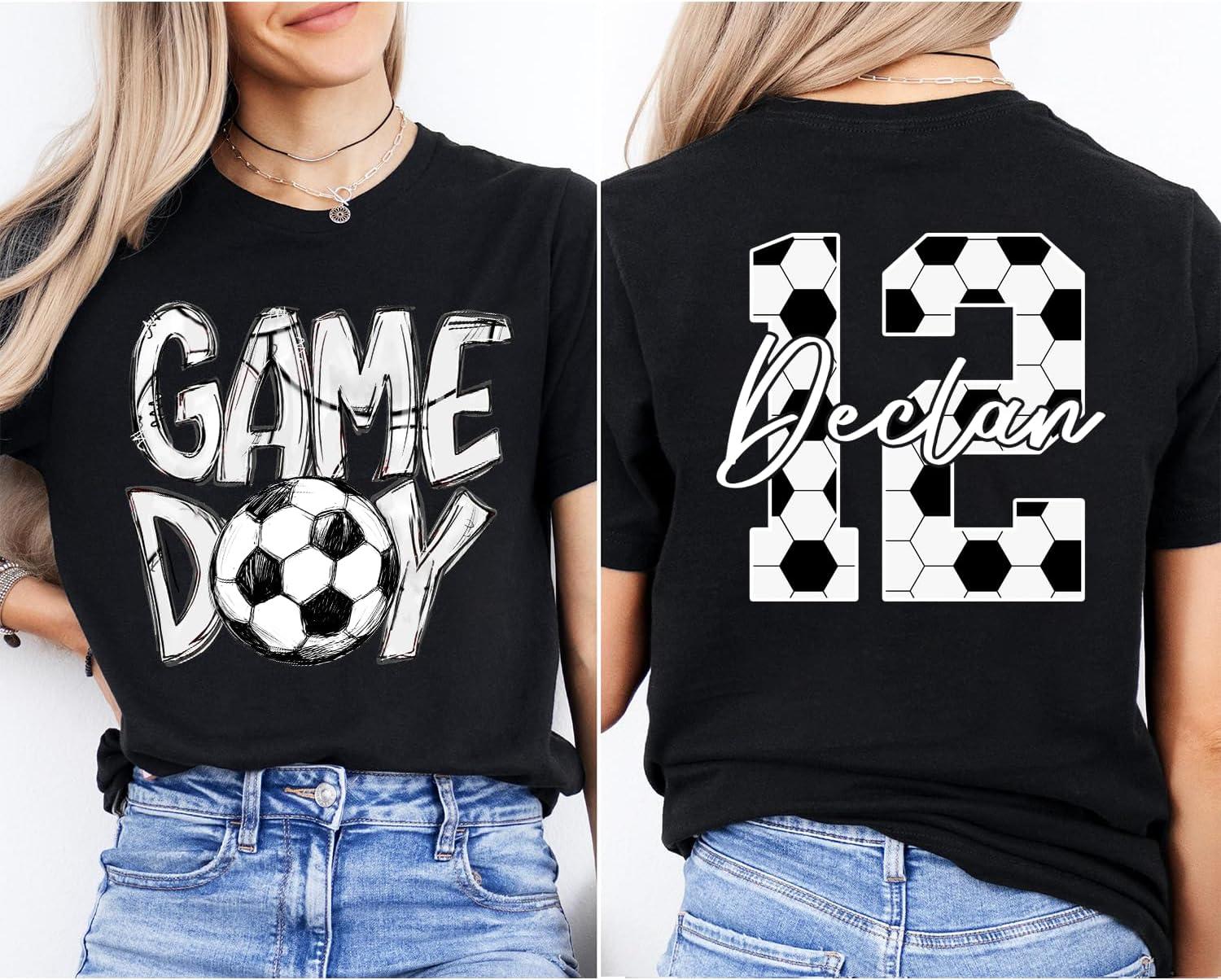 imageNAZENTI Personalize Soccer Mom Shirt Custom Soccer Mama TShirt Sports Mom Sweatshirt Mothers Apparel Mother GiftsA Soccer