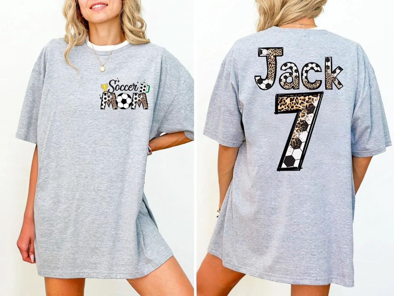 imageNAZENTI Personalize Soccer Mom Shirt Custom Soccer Mama TShirt Sports Mom Sweatshirt Mothers Apparel Mother GiftsA Soccer 6