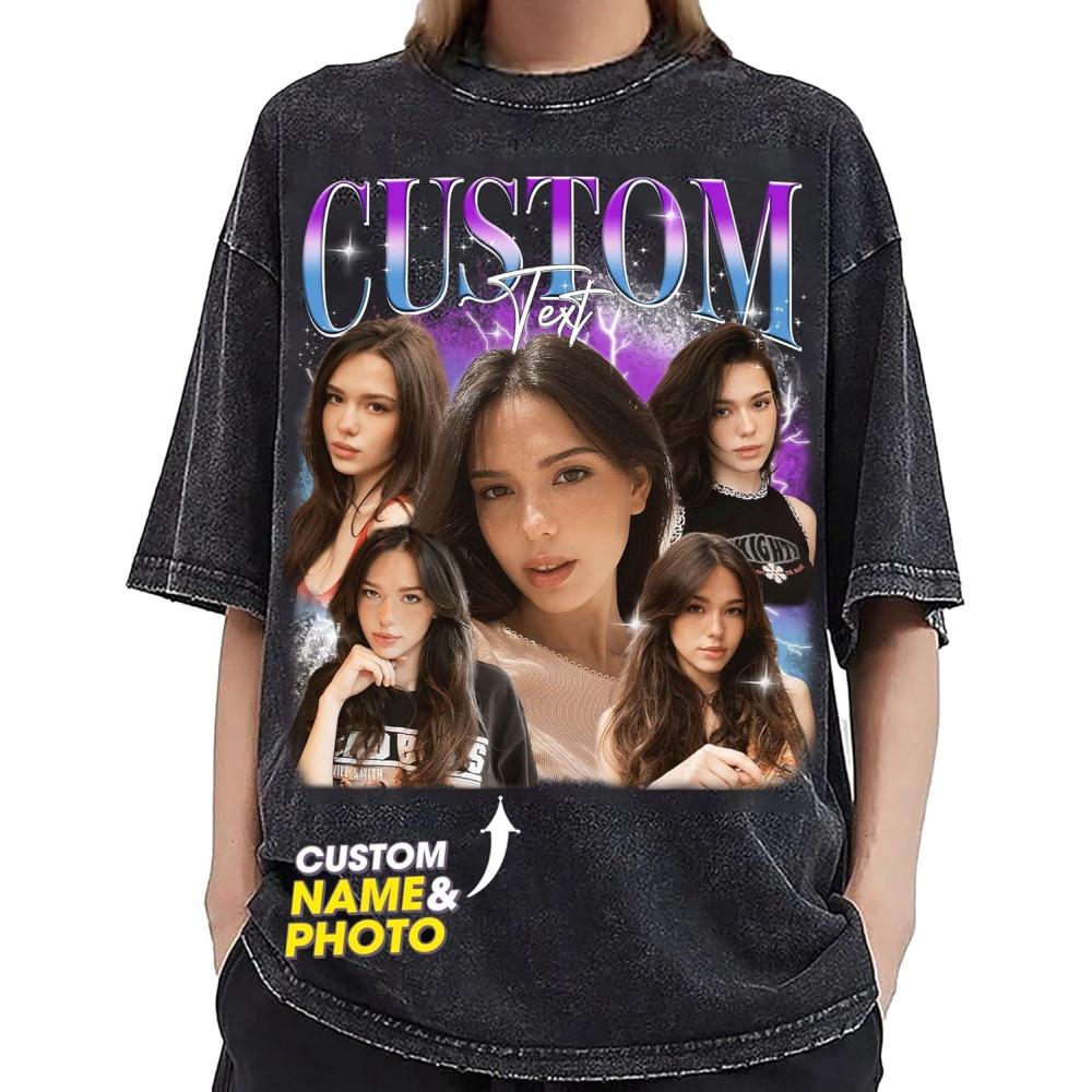 imageNAZENTI Custom Bootleg Rap Tee Custom TShirts with Picture Retro Custom Bootleg Valentines Gifts for Him Her01 Tshirt