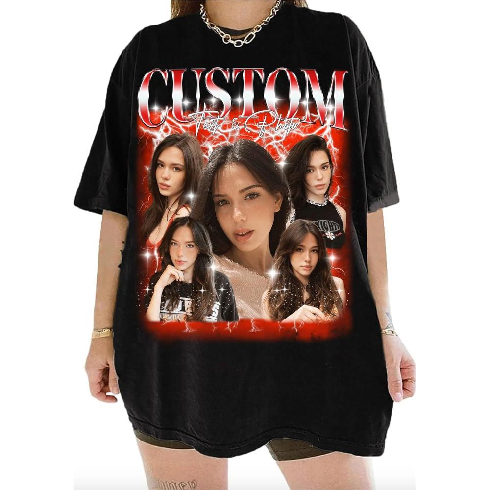 imageNAZENTI Custom Bootleg Shirts  Rap Tees Girlfriend Shirts Custom Photo Vintage TShirts Graphic Tees  Boyfriend amp Birthday Gifts