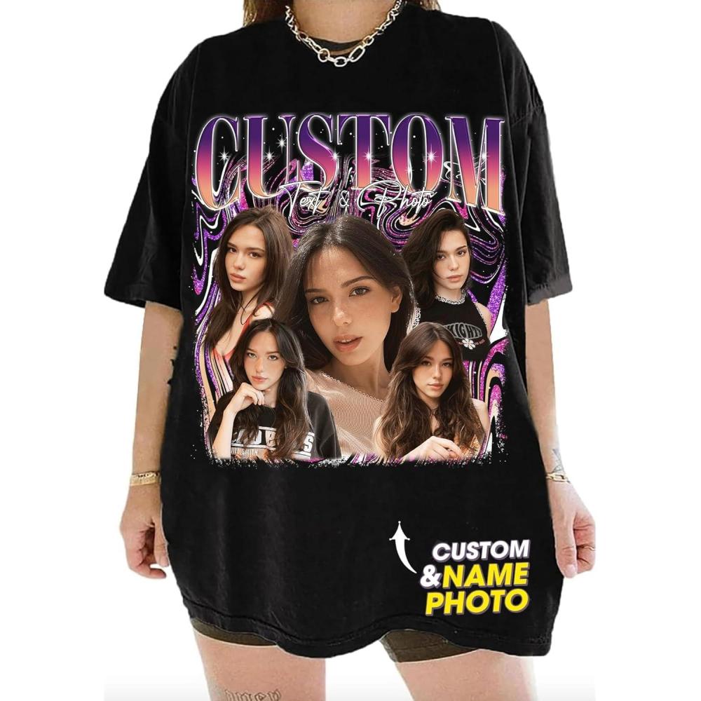 imageNAZENTI Custom Valentine Shirt Gifts for Boyfriend Customized Bootleg Rap Tee002 Bootleg