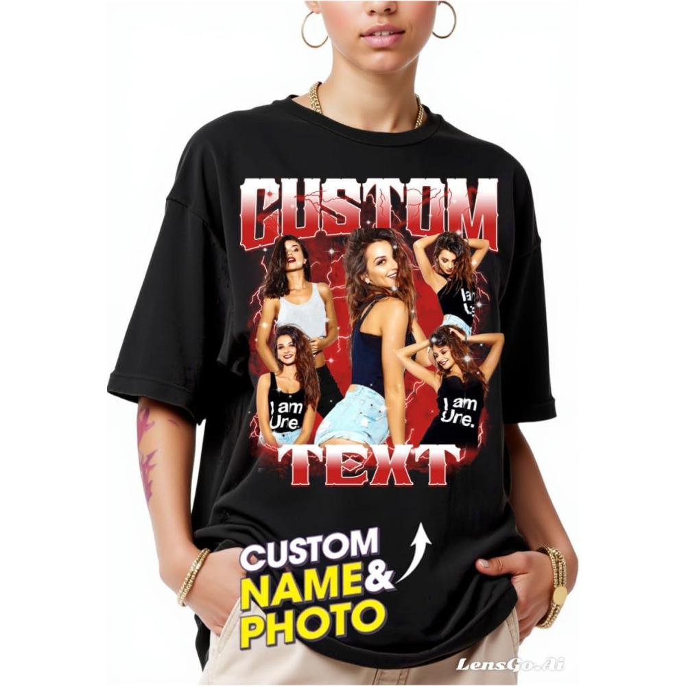 imageNAZENTI Custom Valentine Shirt Gifts for Boyfriend Customized Bootleg Rap Tee10 Bootleg