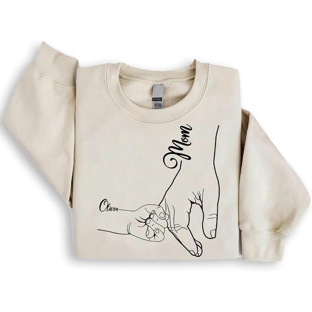 imageNAZENTI Personalize Soccer Mom Shirt Custom Soccer Mama TShirt Sports Mom Sweatshirt Mothers Apparel Mother Gifts1 Hand