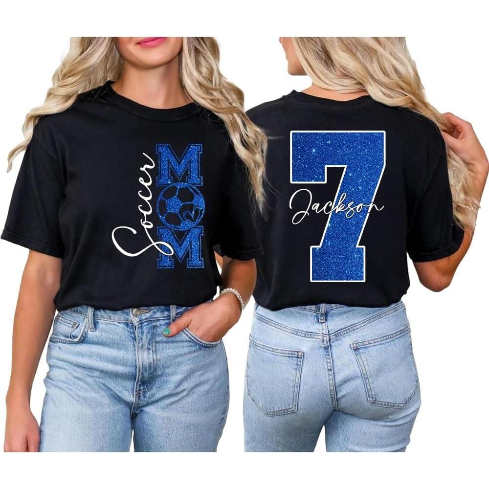 imageNAZENTI Personalize Soccer Mom Shirt Custom Soccer Mama TShirt Sports Mom Sweatshirt Mothers Apparel Mother GiftsA Soccer 02