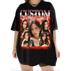 NAZENTI Custom Bootleg Shirts – Rap Tees, Girlfriend Shirts, Custom Photo Vintage T-Shirts, Graphic Tees – Boyfriend & Birthday Gifts
