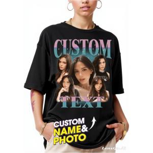NAZENTI Custom Valentine Shirt Gifts for Boyfriend, Customized Bootleg Rap Tee(#06 Bootleg)