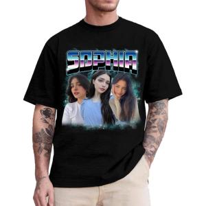 NAZENTI Custom Your Own Bootleg Shirt, Custom Photo Vintage Graphic 90s Tshirt, Photo Shirts, Personalized Shirt with Picture(Design 6)