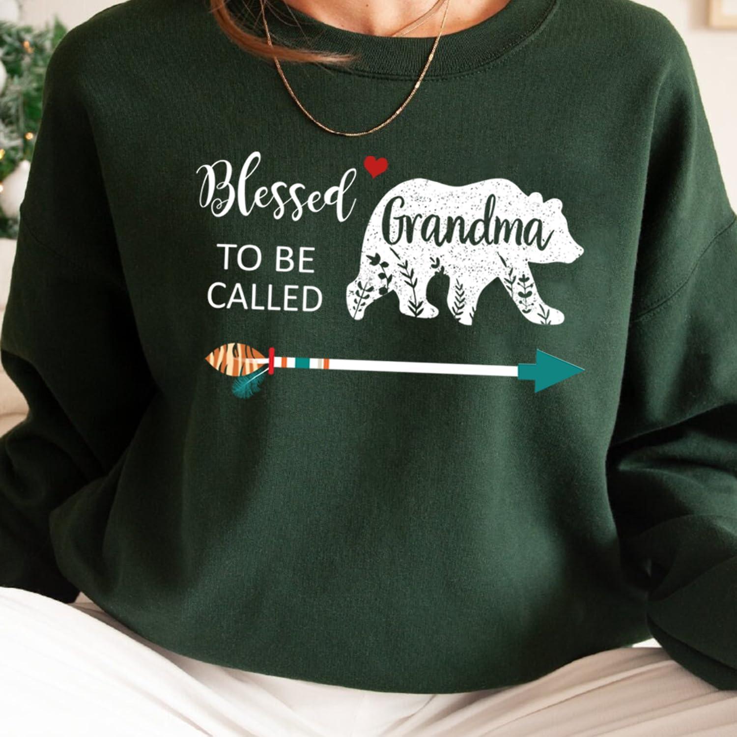 imageNAZENTI Custom Grandma amp Mom Sweatshirt Kids Name EST 2024 Mothers Day GiftAgrandma