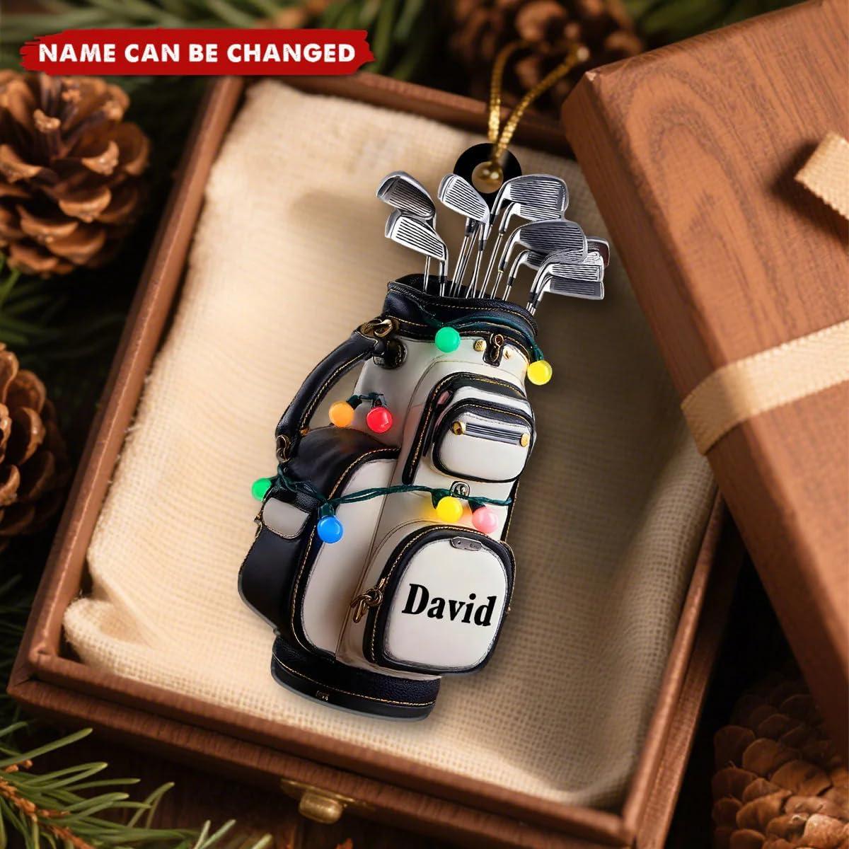 imageNAZENTI Personalized Football Christmas Ornament 2025 Custom Player Decoration for Tree for Football Lovers and Team Members Design 03Design 2