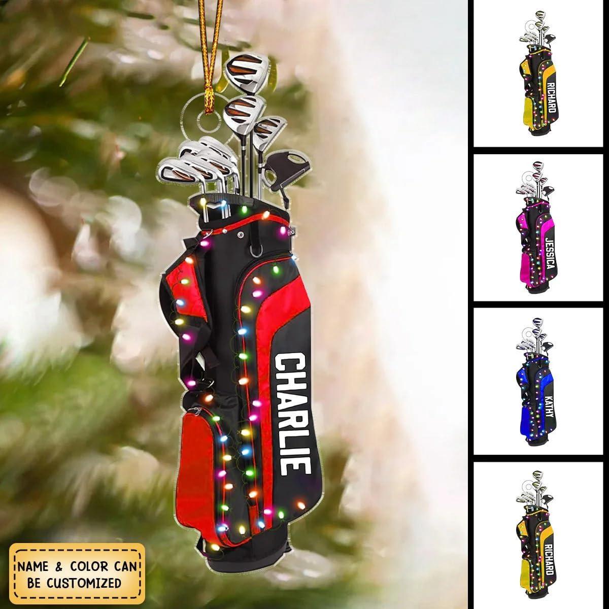 imageNAZENTI Personalized Football Christmas Ornament 2025 Custom Player Decoration for Tree for Football Lovers and Team Members Design 03Design 4