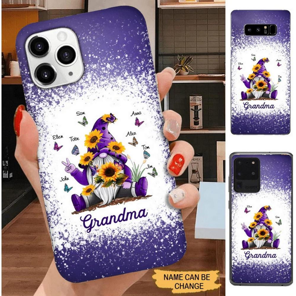 imageDailyTee Nazenti Personalized Grandma Phone Case  Custom for Grandma Cute Women Gift BirthdayMother Day iPhone 713 ProPromax Samsung S10S21 Ultra Plus