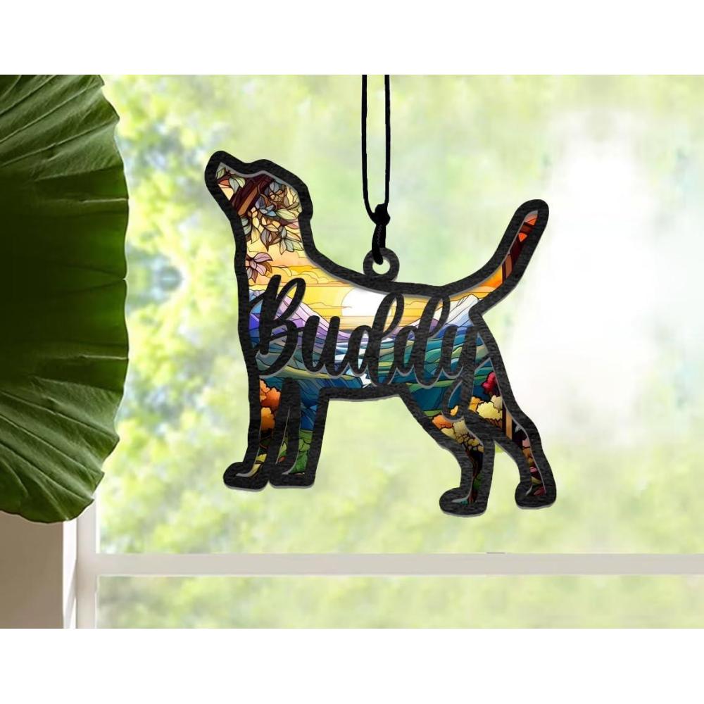 imageNAZENTI Cat Memorial Suncatcher Personalized with Name and Cat Breeds Loss of Pet Sympathy Suncatcher Gifts for Cat Lovers Cat Sympathy Gift Remembrance Gifts Memorial Day Decorations Design 01G0503