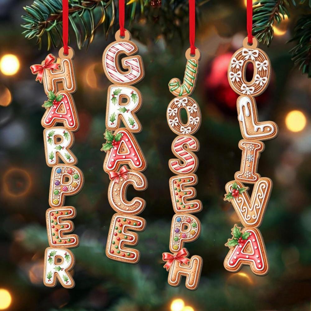 imageNAZENTI Personalized Babys First Christmas Ornament 2025 Personalized Baby 1st Christmas Ornament Custom New Babys Gifts Keepsake First New Baby Girl Boy Xmas Gift for New Mom Dad 200