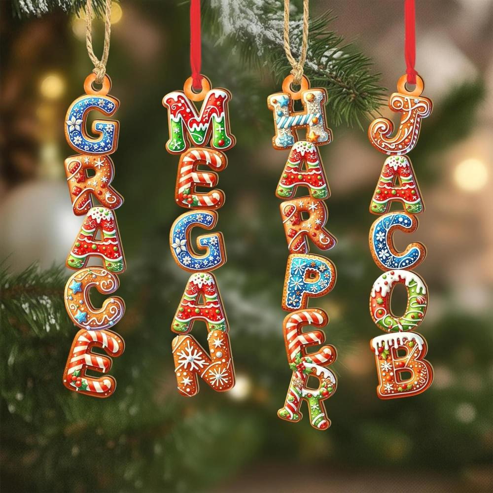 imageNAZENTI Personalized Babys First Christmas Ornament 2025 Personalized Baby 1st Christmas Ornament Custom New Babys Gifts Keepsake First New Baby Girl Boy Xmas Gift for New Mom Dad 209