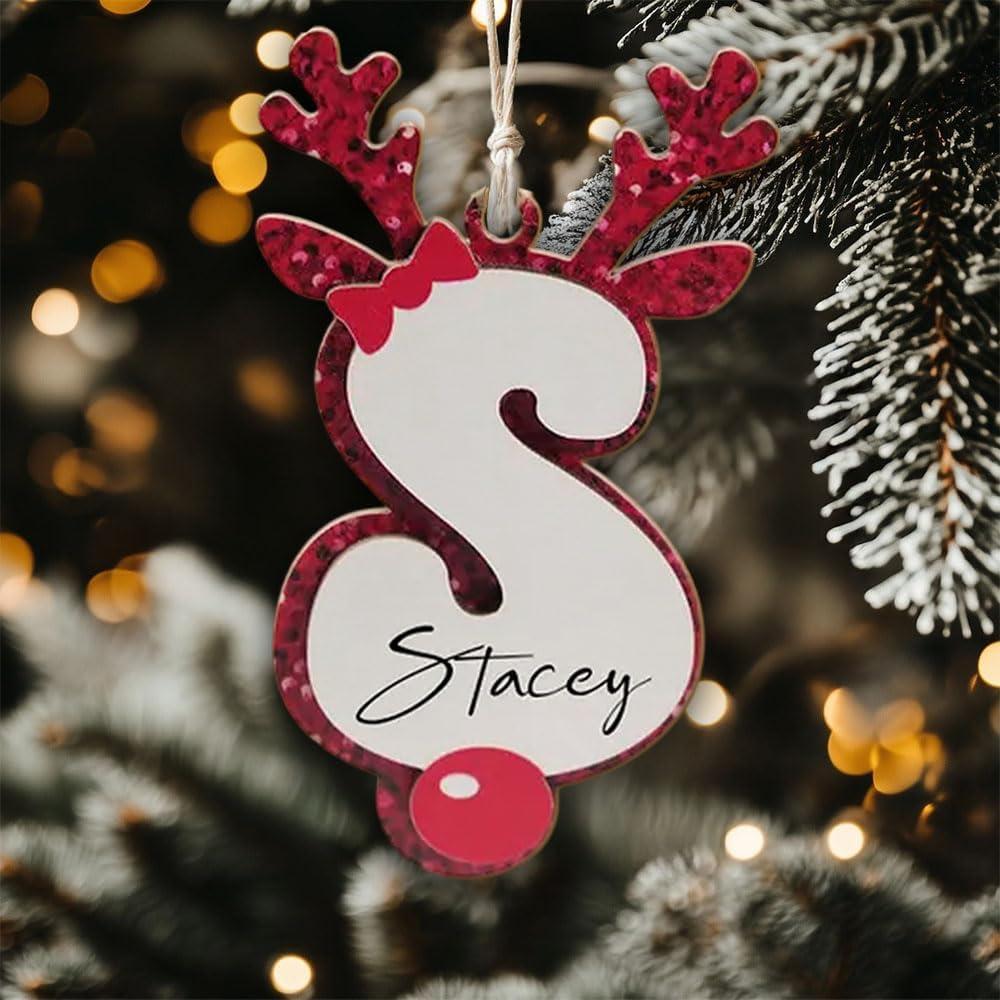 imageNAZENTI Personalized Babys First Christmas Ornament 2025 Personalized Baby 1st Christmas Ornament Custom New Babys Gifts Keepsake First New Baby Girl Boy Xmas Gift for New Mom Dad 207