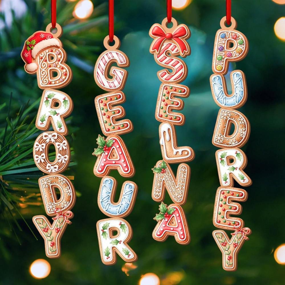 imageNAZENTI Personalized Babys First Christmas Ornament 2025 Personalized Baby 1st Christmas Ornament Custom New Babys Gifts Keepsake First New Baby Girl Boy Xmas Gift for New Mom Dad 213