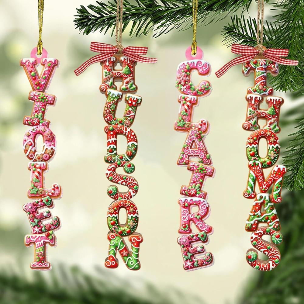 imageNAZENTI Personalized Babys First Christmas Ornament 2025 Personalized Baby 1st Christmas Ornament Custom New Babys Gifts Keepsake First New Baby Girl Boy Xmas Gift for New Mom Dad 211