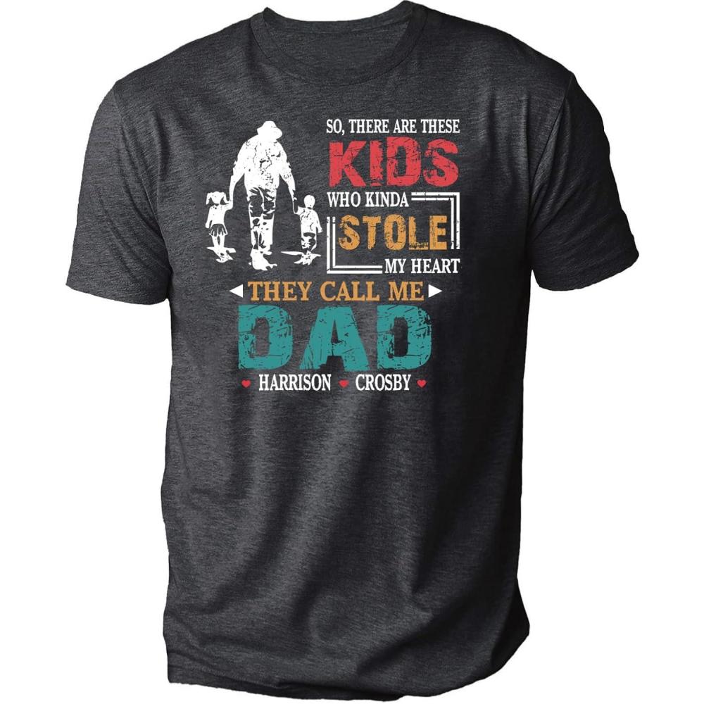 imageNAZENTI Personalized Grandpa Shirt Custom Grandpa Shirts for Men Fathers Day Shirts for Men Papa Shirt1 Dad