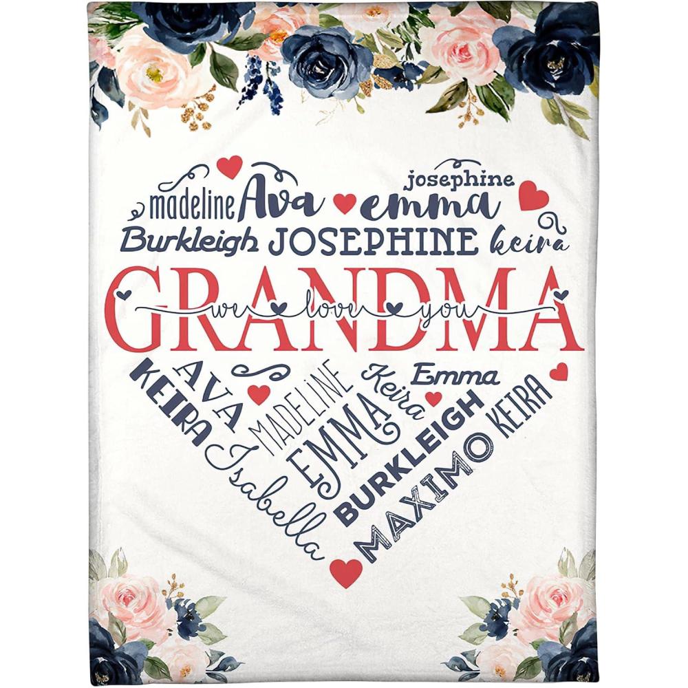 imagePersonalized Children Names Fleece Blanket Christmas Blanket Gifts for Mom Mom GiftsBirthday Gifts for Mom Gifts for Mom Birthday Unique for Mom Presents for Mom 50 x 60 Medium Sherpa1 Sale 50 Design 6