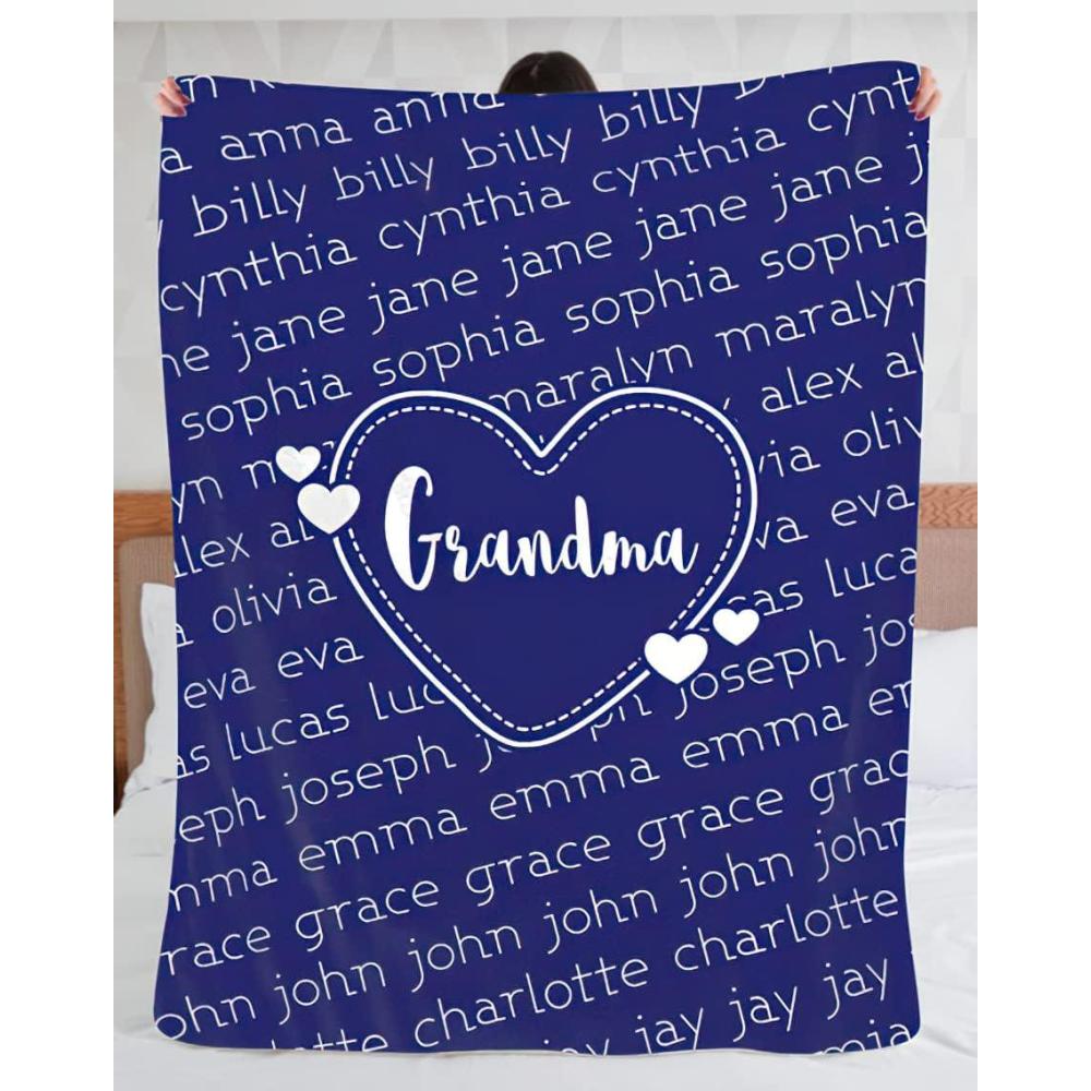 imagePersonalized Children Names Fleece Blanket Christmas Blanket Gifts for Mom Mom GiftsBirthday Gifts for Mom Gifts for Mom Birthday Unique for Mom Presents for Mom 50 x 60 Medium Sherpa1 Sale 50 Design 4