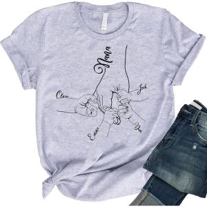 NAZENTI Dachshund Sweatshirt, Personalized Wiener Dog Sweatshirt, Gifts for Dog Mom(4 Hands)
