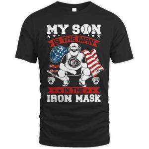 NAZENTI Personalized Baseball Dad Shirt, Softball Shirts for Dad, Farthers Day Tshirt, Gifts for Baseball Lover(Baseball 10)