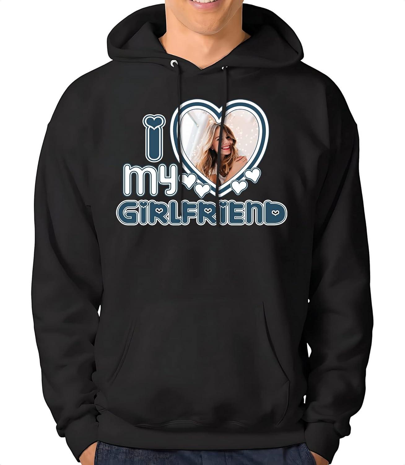 imageNAZENTI Personalized I Love My Girlfriend Shirt Shirt for Boyfriend with Photo Valentine Couple Gift for Him from Her S4XL03 Blue