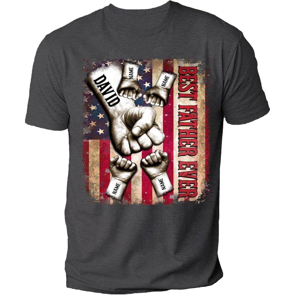 imageNAZENTI Papa Shirts for Grandpa Papa Shirts for Men Papa Fathers Day Shirt Personalized Papa T Shirt Gift1 Father