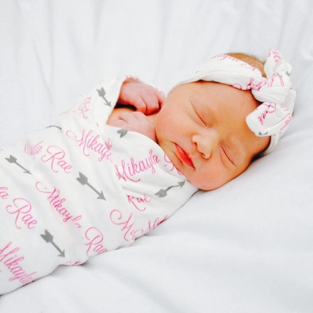 imagePersonalized Baby Blankets for Girls Premium Quality Custom Baby Blanket Customized Kids Blanket Repeating Name Customized Fleece Throw Babies Newborns New Dad Mom Grandparents Family BlanketsBaby Blanket V02
