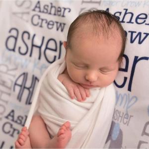 Personalized Baby Blankets for Girls, Premium Quality Custom Baby Blanket, Customized Kids Blanket, Repeating Name Customized Fleece Throw, Babies, Newborns, New Dad Mom Grandparents, Family Blankets(Baby Blanket V07)