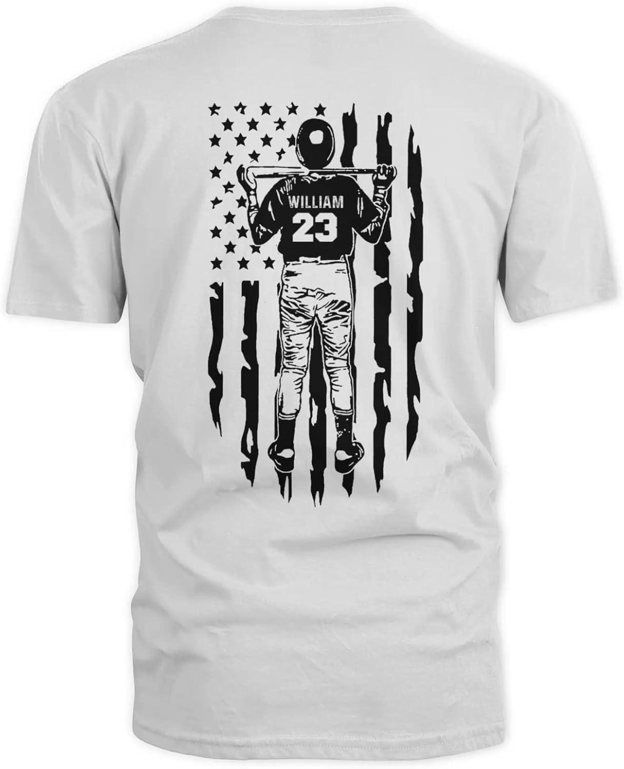imageNAZENTI Baseball Baseball Mom Shirts Fan Baseball Mom Shirt Baseball Player Name Shirts for Moms Baseball Shirt