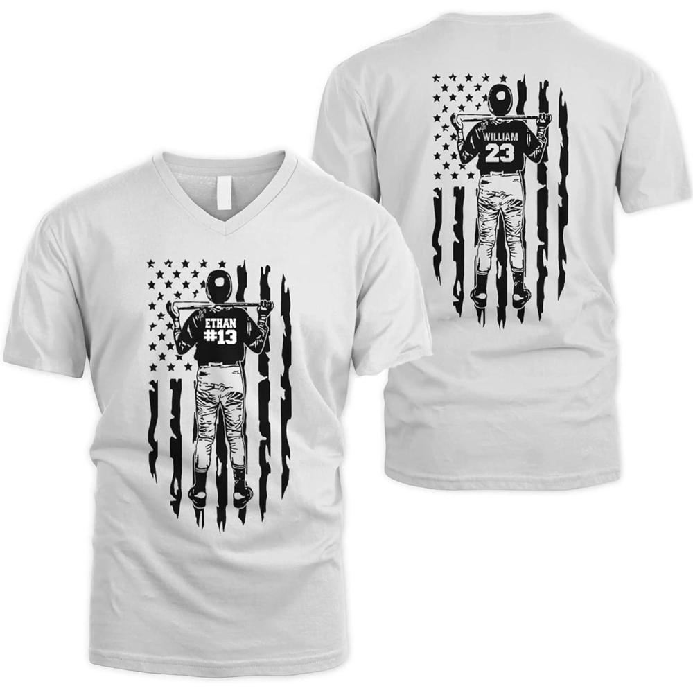 imageNAZENTI Baseball Baseball Mom Shirts Fan Baseball Mom Shirt Baseball Player Name Shirts for Moms Baseball Shirt