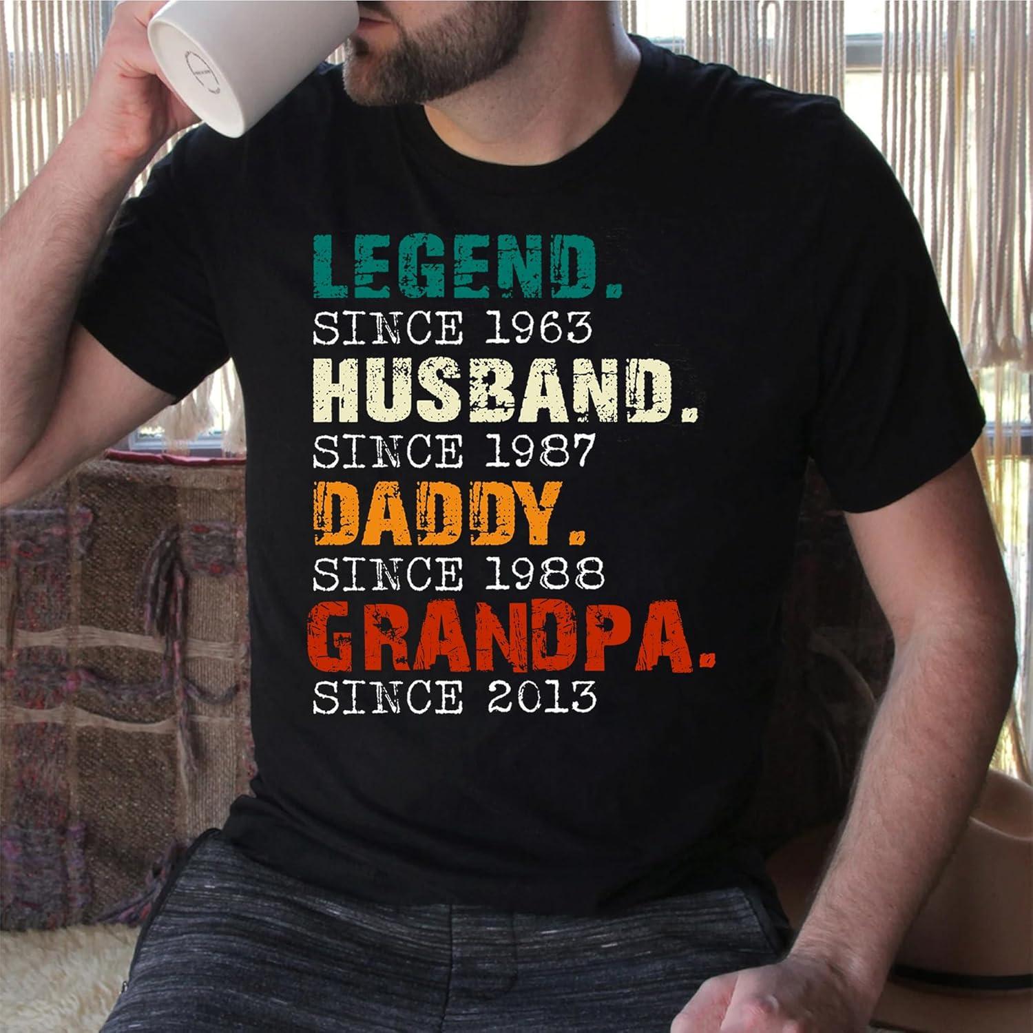 imageNAZENTI Personalized 4th of July Shirt for Dad Grandpa American Flag Tee for Men USA TShirtd Gift for Independence Day4