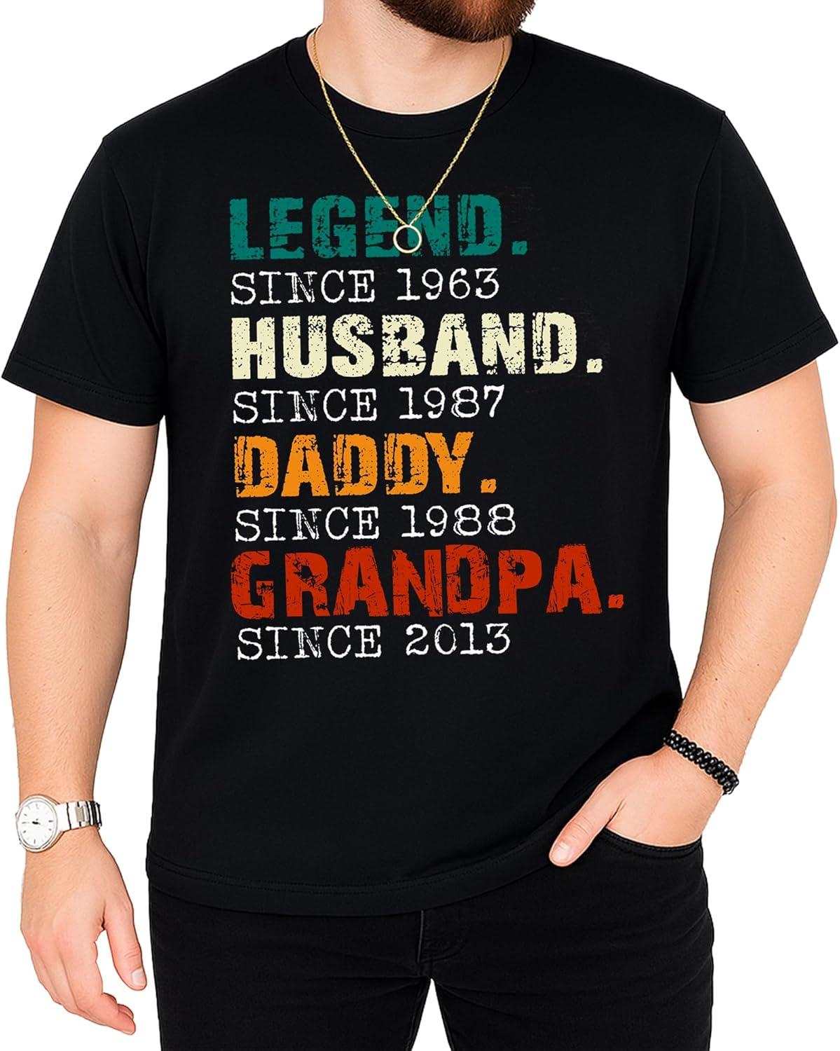 imageNAZENTI Personalized 4th of July Shirt for Dad Grandpa American Flag Tee for Men USA TShirtd Gift for Independence Day4