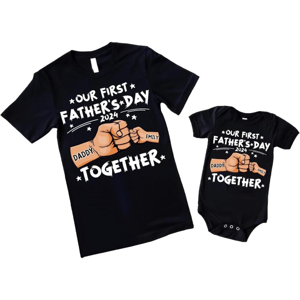 imageNAZENTI Personalized 4th of July Shirt for Dad Grandpa American Flag Tee for Men USA TShirtd Gift for Independence DayK0115