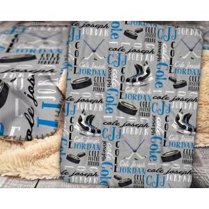 NAZENTI Boy Blanket Girl Blanket- Personalized Baby Blanket, Custom Blanket, Kid Name Blanket, Dinosaur Baby Blanket, Custom Dino Blanket, Birthday Gifts Baby Shower Birthday Toddler Gifts(Baby 05)