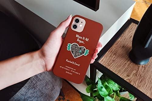 imagePersonalized Couple Phone Case Where We Met Phone Case for All iPhone Models Where It All Began Romantic Gift Gift for Her and Him Boyfriend Phone Case Valentine Birthday Gift for Girlfriend