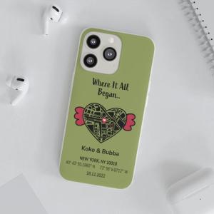 Personalized Couple Phone Case – Where We Met Phone Case for All iPhone Models, Where It All Began Romantic Gift, Gift for Her and Him, Boyfriend Phone Case, Valentine Birthday Gift for Girlfriend