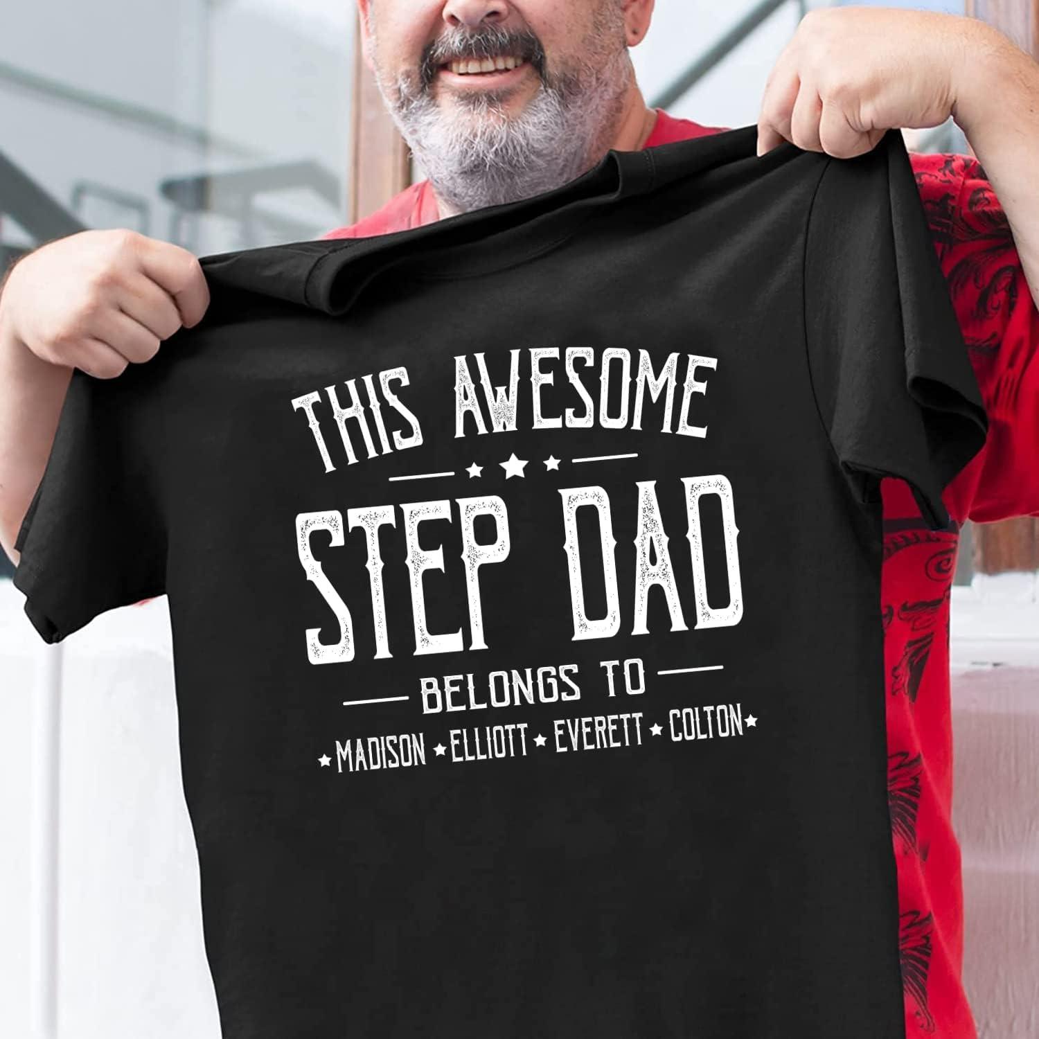 imageIZI POD Personalized Grandpa Dad Shirt Custom Grandpa Grandkids Name Shirt Birthday Christmas Fathers Day Dad Grandpa GiftA12step Dad