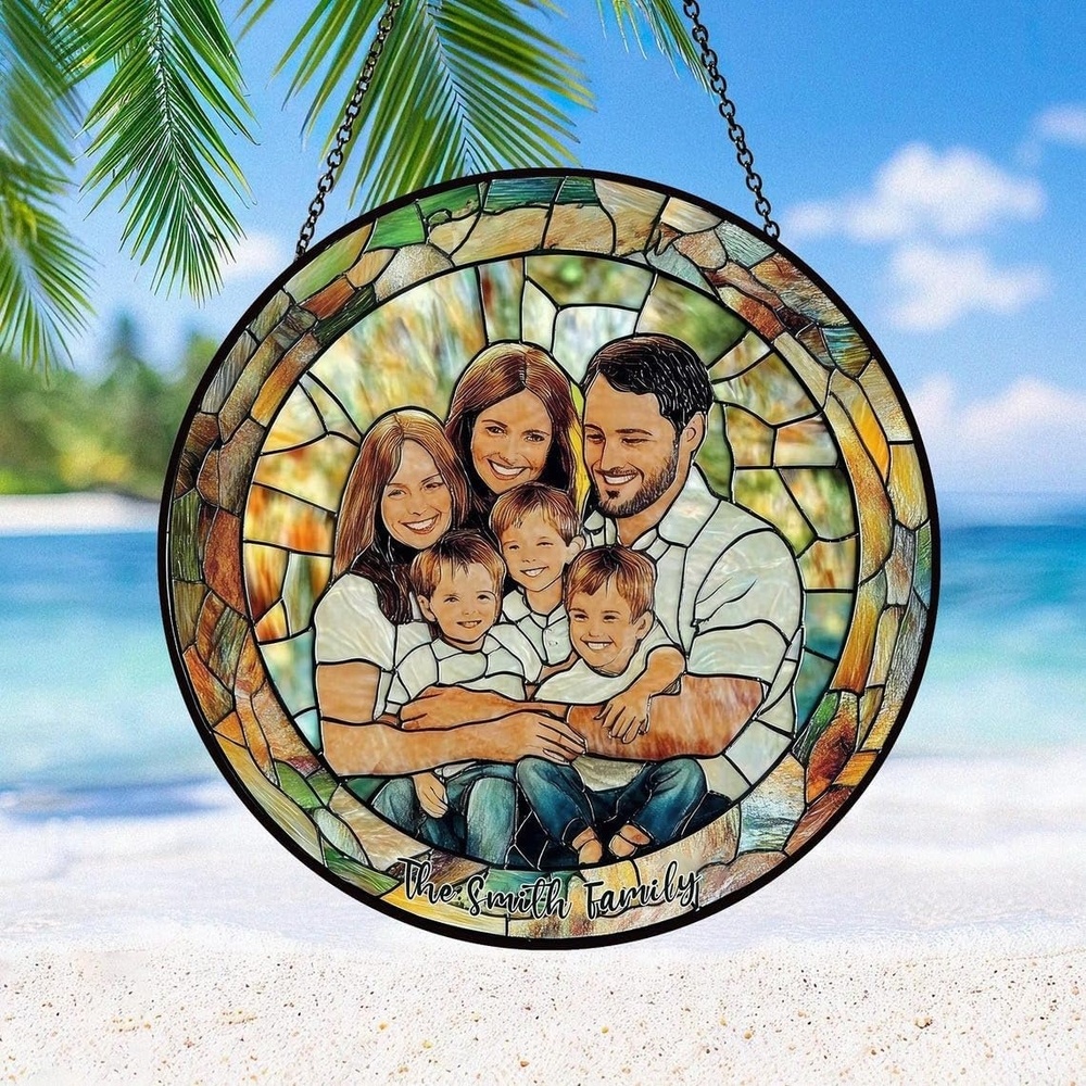 image:imageCustom Dog Portrait Stained Glass Catcher Pet Memorial Stained Glass Photo Catcher Staineds Glass Dog Memorial Loss of Dogs Sympathy Gift Personalized Pet Loss Gifts 11Design 15