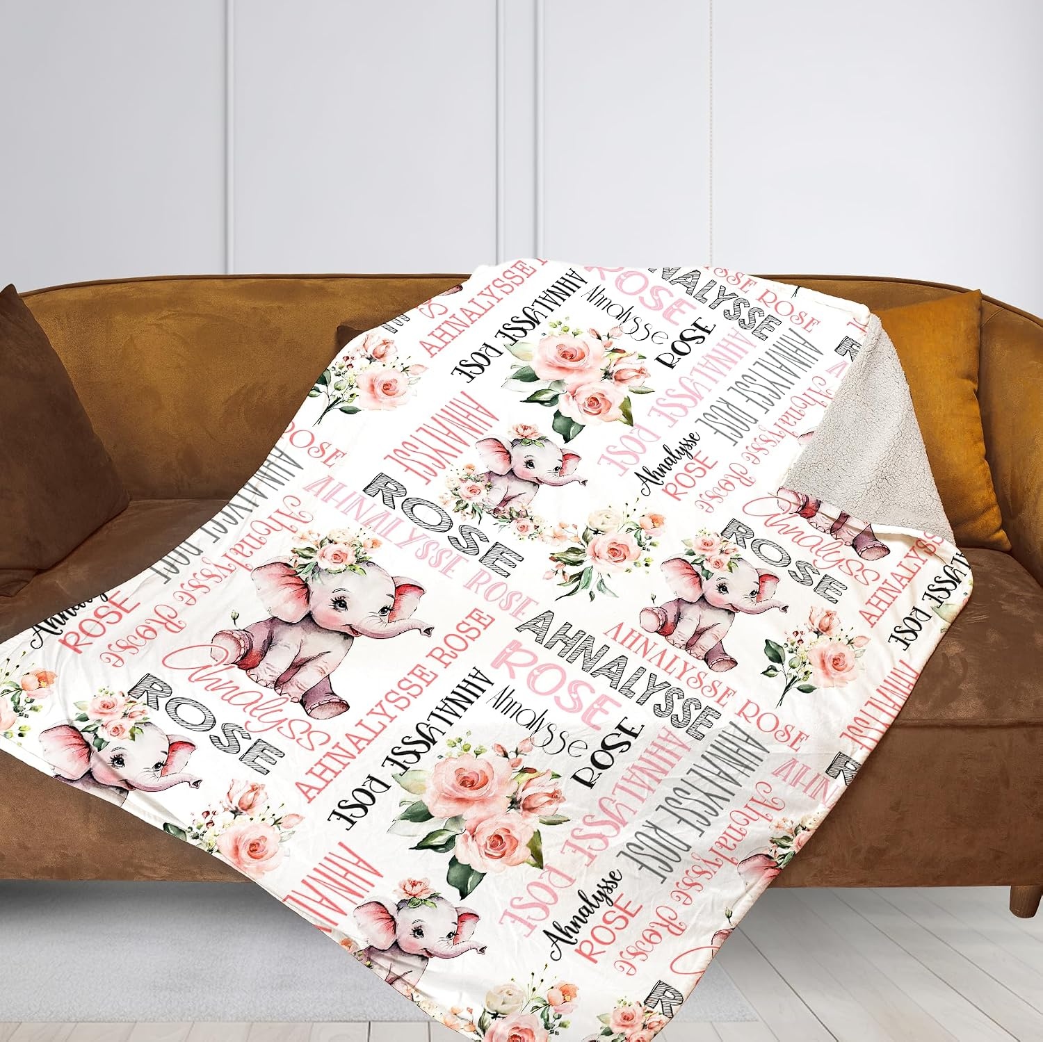 image:imageNAZENTI Baby Boy Blanket Custom Name Boy Blanket Personalized Animal Blanket Baby Name Blanket Baby Boy Blanket Mothers Day Birthday Gifts 30x40 50x60 60x80 InchesMulti 03