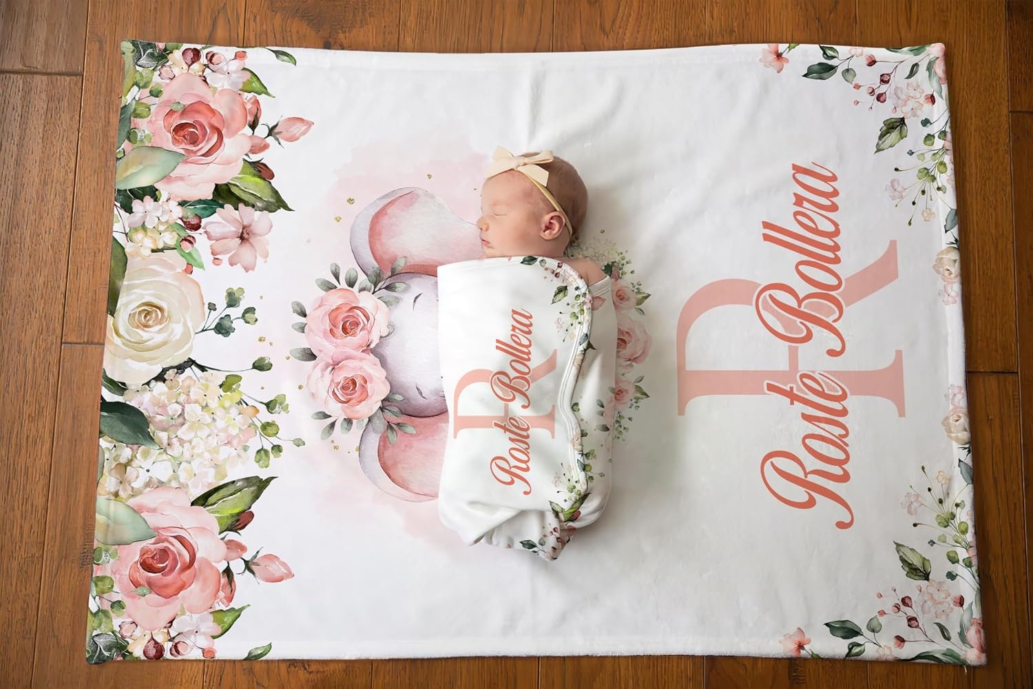image:imageNAZENTI Baby Boy Blanket Custom Name Boy Blanket Personalized Animal Blanket Baby Name Blanket Baby Boy Blanket Mothers Day Birthday Gifts 30x40 50x60 60x80 InchesMulti 09
