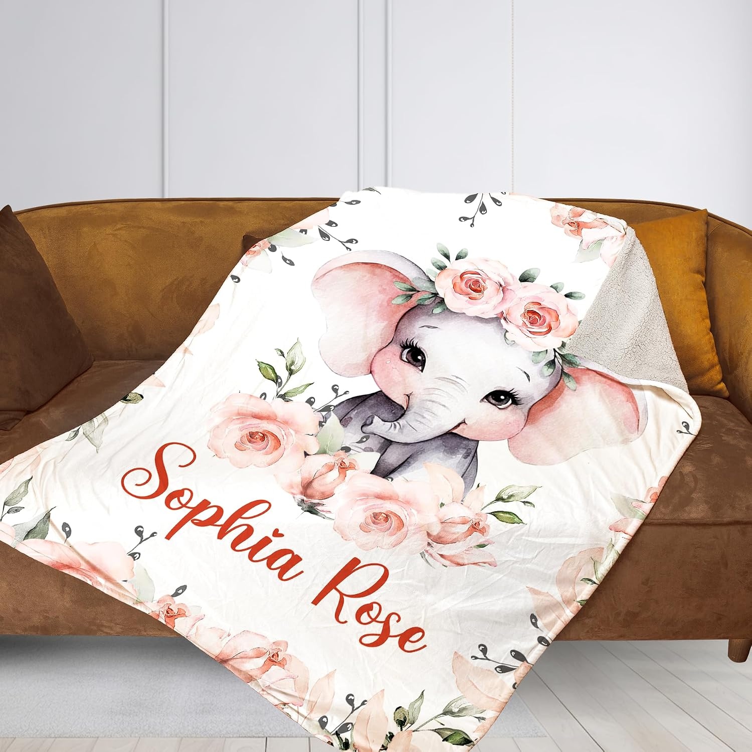 image:imageNAZENTI Baby Boy Blanket Custom Name Boy Blanket Personalized Animal Blanket Baby Name Blanket Baby Boy Blanket Mothers Day Birthday Gifts 30x40 50x60 60x80 InchesMulti 02